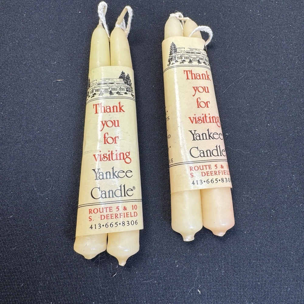 Vintage Set Of Yankee Candle Mini Tapers